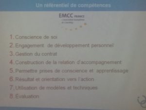 Référentiel de compétences EMCC